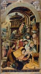 Besnijdenis van Jezus, schilderij door Jorg Ratgeb