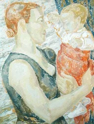 Moeder en kind, ca. 1932