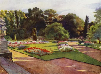 Sion, Kijken naar Parterres en Fontein