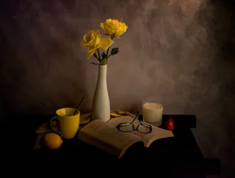 Gele rozen – Rustig lezen