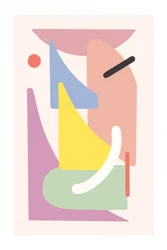 Speelse abstracte vormen