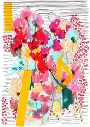 Floral Doodle 3, 2013