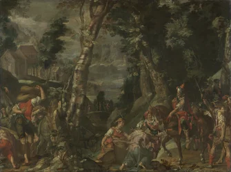 Ontmoeting tussen David en Abigaïl