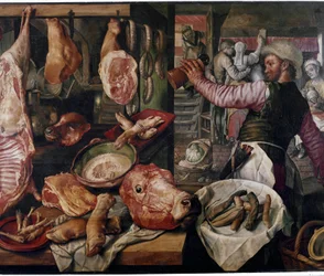 Slagerij. (Vleesmarkt). Bijzonder