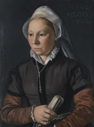 Portret van een jonge vrouw