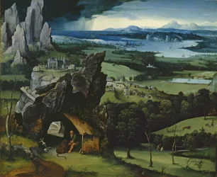Landschap met Sint Hiëronymus