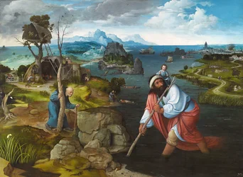 Landschap met de heilige Christoffel, ca. 1524