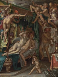 Mars en Venus verrast door Vulcanus