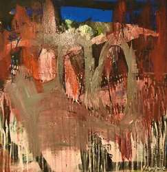 Dynamisch rood abstract