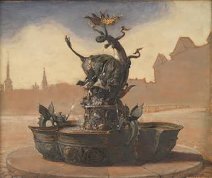 Schets voor Dragespringvandet (de Drakenfontein)