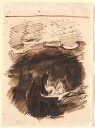 Schets voor "Kerstnacht"