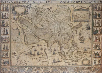 Nova & Acurata Totius Asiae Tabula, auct G. Blaeu, c.1673