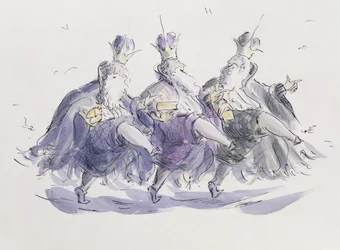 Drie koningen dansen een jig