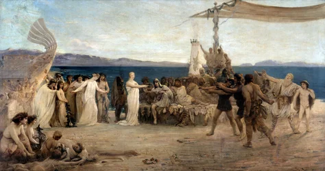 Stichting van Marseille in 600 v.Chr. - Het huwelijk van Protis en Gyptis