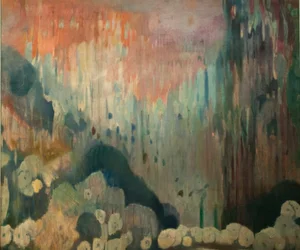 Baai van Mallorca, fragment van de decoratie van Casa Trinxet