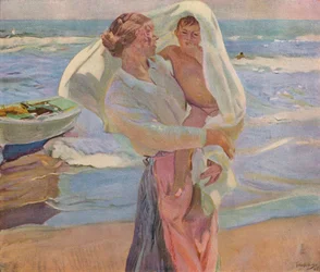 Na het baden