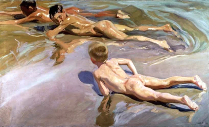 Kinderen op het strand