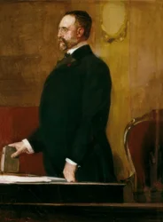 Portret van Don Jose Canalejas Mendez (1854-1912)