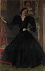 Señora de Sorolla in het zwart