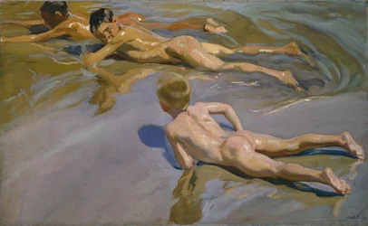Jongens op het Strand