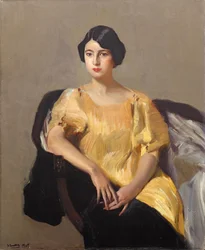 Elena in een gele mantel, 1909