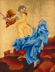 Heilige Teresa van Avila, 2004 (eitempera en 24k goud op hout)