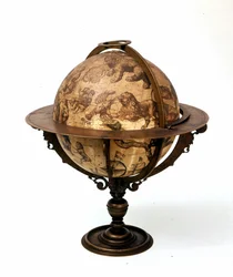 Hemelglobe door Jodocus Hondius