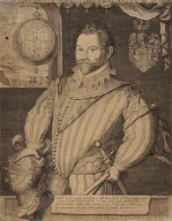 Portret van Sir Francis Drake