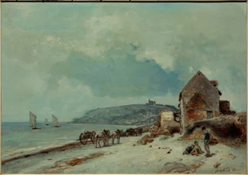 Het strand van Sainte-Adresse