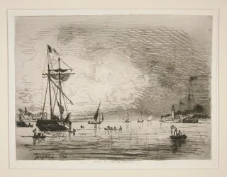 Sortie du Port de Honfleur (Uitgang van de haven van Honfleur)