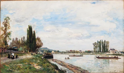 Vue de Meudon du Pont de Sevres, 1866