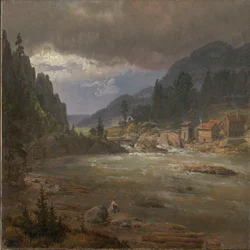 Hellefossen bij Hokksund
