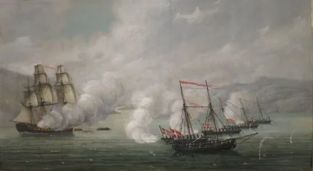 De zeeslag bij Alvøen