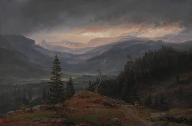 Uitzicht over Hallingdal