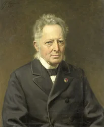 Portret van Jan Heemskerk Azn (1818-1897)