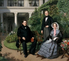 Portret van de familie Metelerkamp