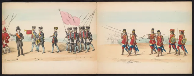 Maskerade van de Delftse studenten, 1857 (plaat 2)