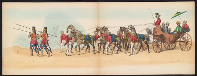 Maskerade van de Delftse studenten, 1857 (plaat 4)