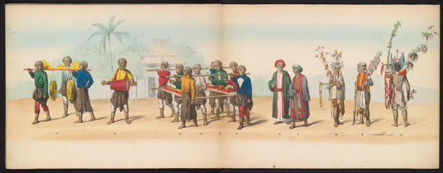 Maskerade van de Delftse studenten, 1857 (plaat 7)