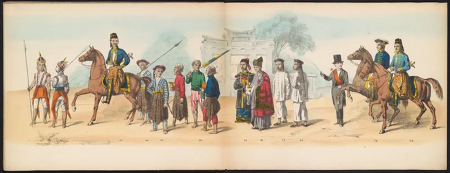 Maskerade van de Delftse studenten, 1857 (plaat 8)