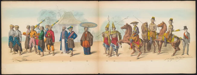 Maskerade van de Delftse studenten, 1857 (plaat 9)