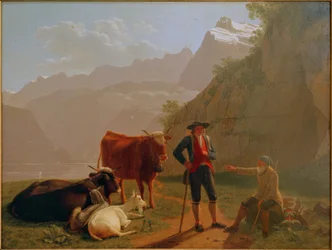 Vierwoudstrekenmeer met herders