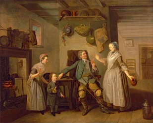 David Garrick en Mary Bradshaw in David Garrick