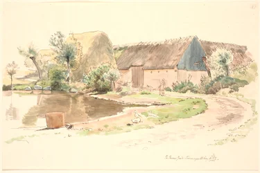 Boerderij en dorpsvijver