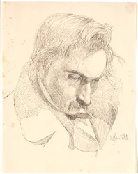Portret van een van de broers van de kunstenaar