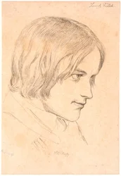 Portret van de schilder Lorenz Frølich (1820-1908)