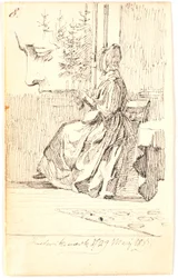 Breiende dame (Lundbye
