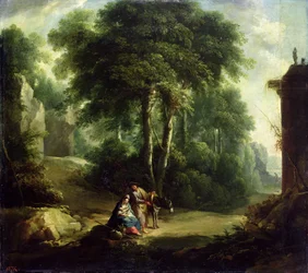 Rust tijdens de vlucht naar Egypte, 1874