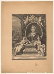 Portret van Rosina Elisabeth Bose