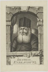 Portret van Jonathan ben Nathan Eybeschütz 1690-1764, 1772